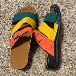 Colorful Strappy Sandals